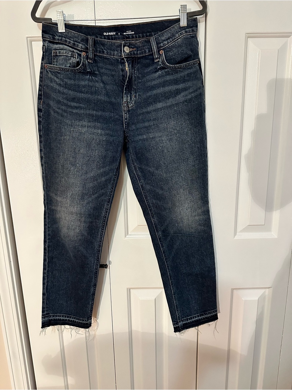 Old Navy Women's Dark Indigo Straight Leg Jeans